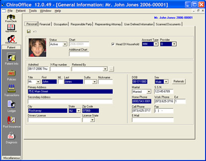 ChiroOffice Patient Information