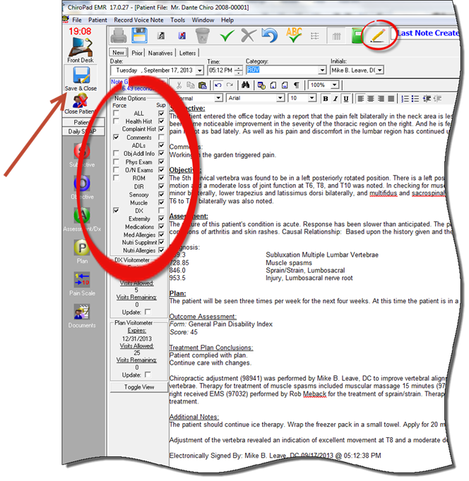 Chapter 28 Documents and Soap Note Functions